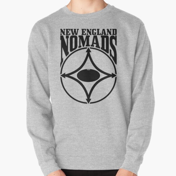 Nomads shield, full chest, black, borderless variation Pullover Sweatshirt