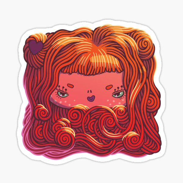 Pretty Spaghetti Sticker