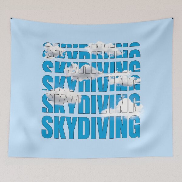 Item preview, Skydiving in the clouds designed and sold by stu-dio-art.