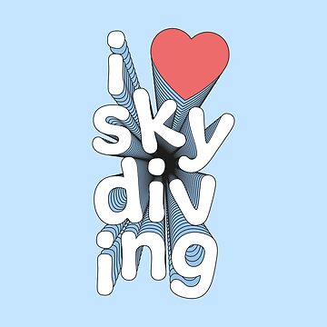 Aperçu de l'œuvre J'adore le parachutisme de stu-dio-art