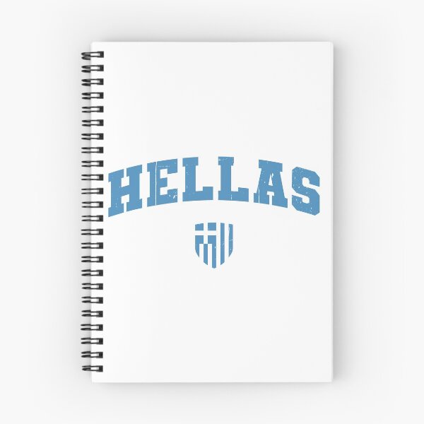 Item preview, Hellas Mock Athletic Distressed w Greek Flag Emblem designed and sold by Happy Puppy Print On Demand.
