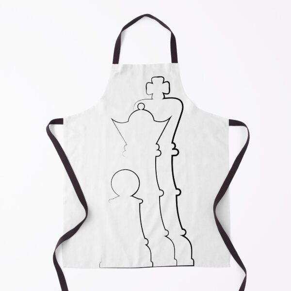 Item preview, Chess pieces line art designed and sold by AnnArtshock.