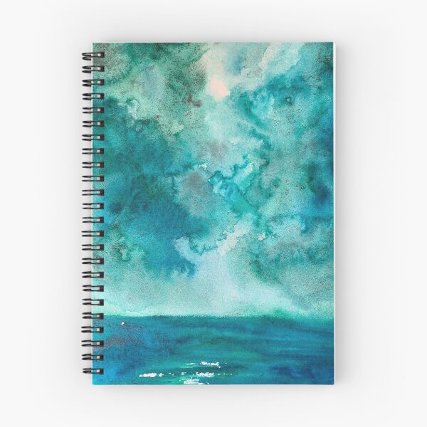 Item preview, Emerland green watercolor abstraction designed and sold by DaryaGeft.