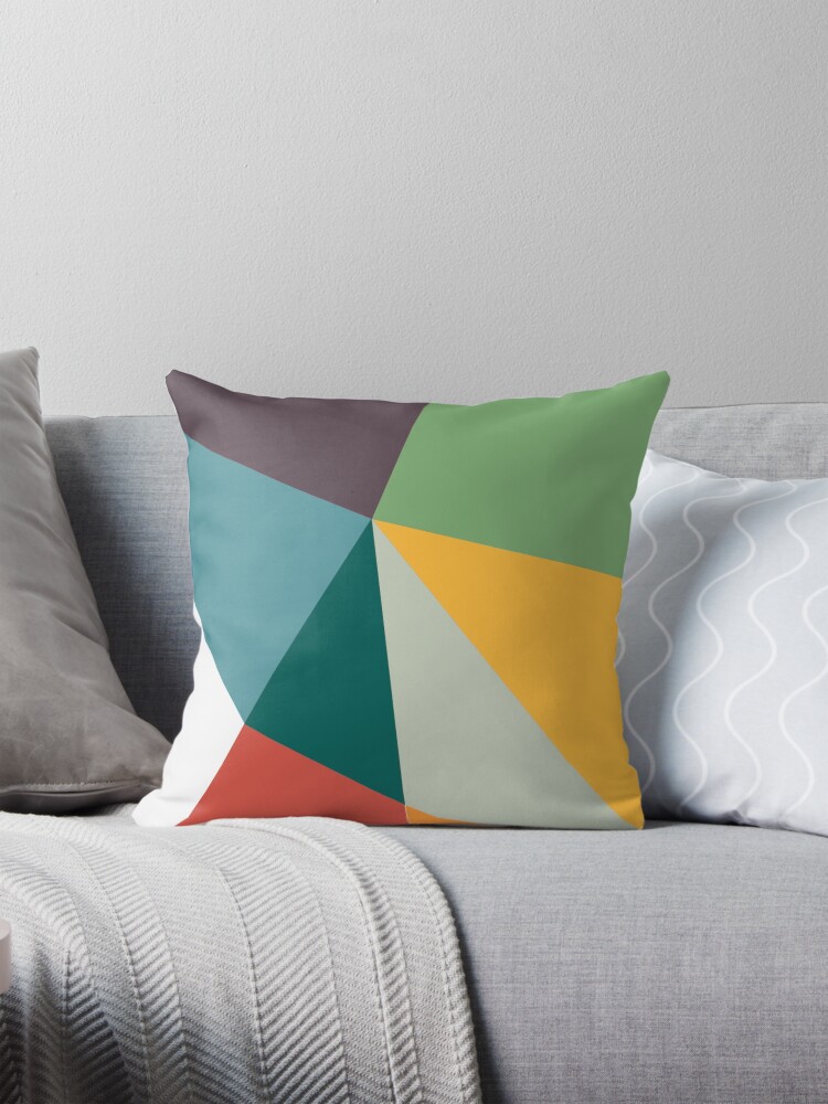 Thumbnail 1 of 4, Pillow, Geometric pattern designed and sold by Kobono90.