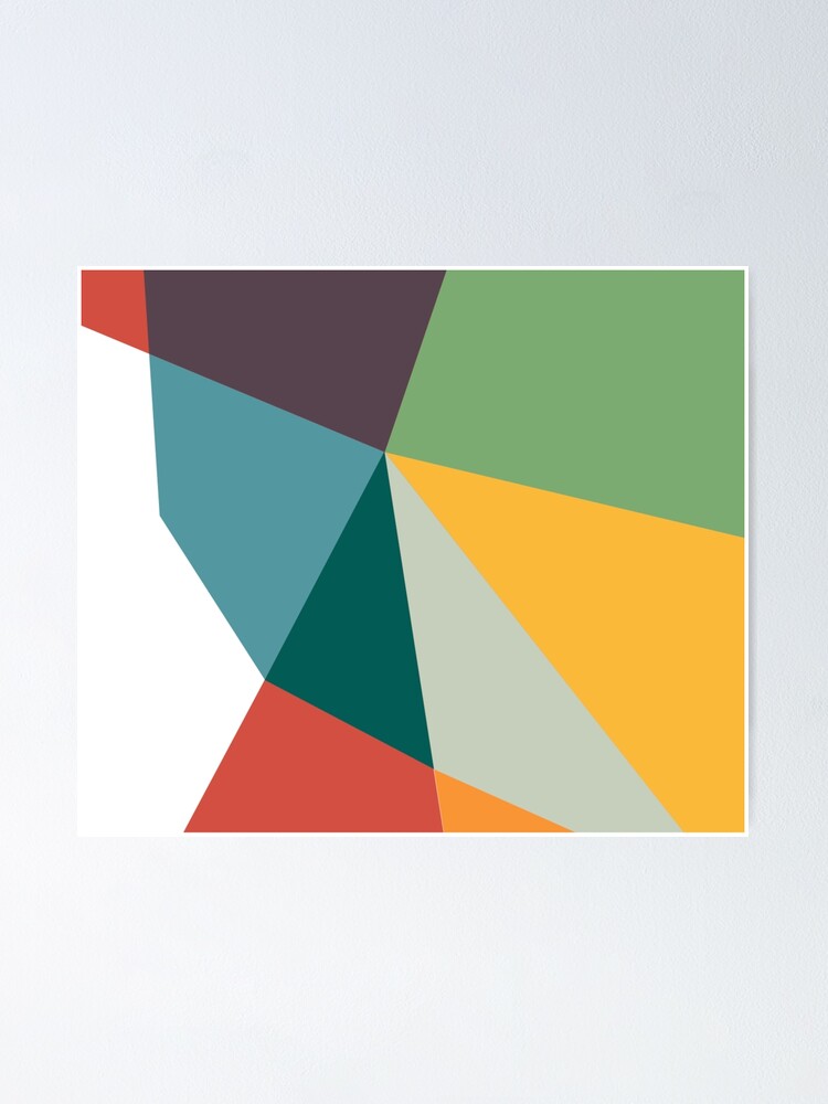 Thumbnail 1 of 3, Poster, Geometric pattern designed and sold by Kobono90.
