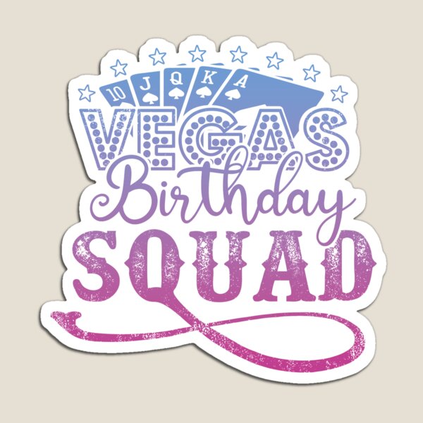 Las Vegas Birthday Squad Glitter Gold Greeting Card for Sale by  Alex-bubble