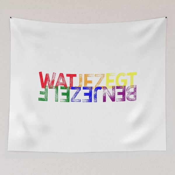 Item preview, Wat je zegt ben jezelf (You Are What You Say, in Dutch) - single image style designed and sold by ByMaSOLE.