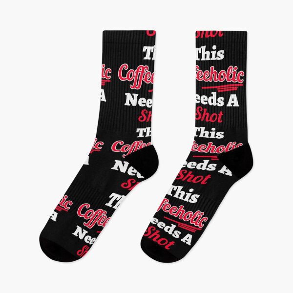 Item preview, This Coffeeholic Needs A Shot Funny Vaccine Humor designed and sold by Color-Sparkle.