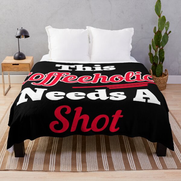 Item preview, This Coffeeholic Needs A Shot Funny Vaccine Humor designed and sold by Color-Sparkle.