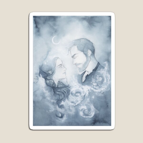 Item preview, Sea-Crossed Lovers Fairytale Illustration designed and sold by Helena Satterthwaite.