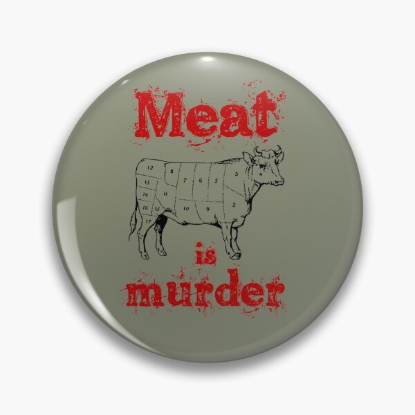 Item preview, Meat is murder designed and sold by Growwithme.