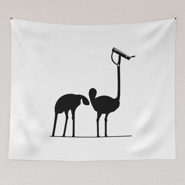 Item preview, Ostrich's security camera, Banksy designed and sold by soulmate1351.