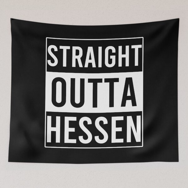 Item preview, Straight Outta Hessen designed and sold by Color-Sparkle.