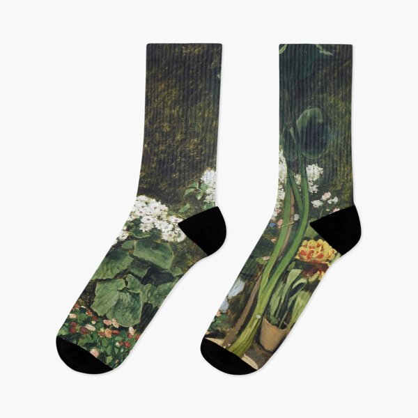 Item preview, Flowers in Greenhouse - Pierre-Auguste Renoir - 1864 designed and sold by TemporaryArt.