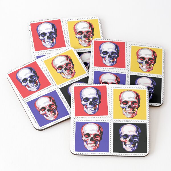 Item preview, Pop art skulls designed and sold by pnkpopcorn.