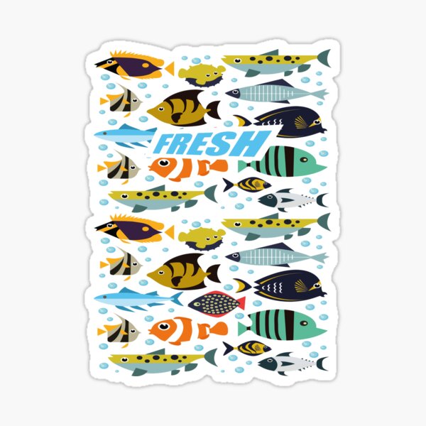born to be a fishing legend III Sticker