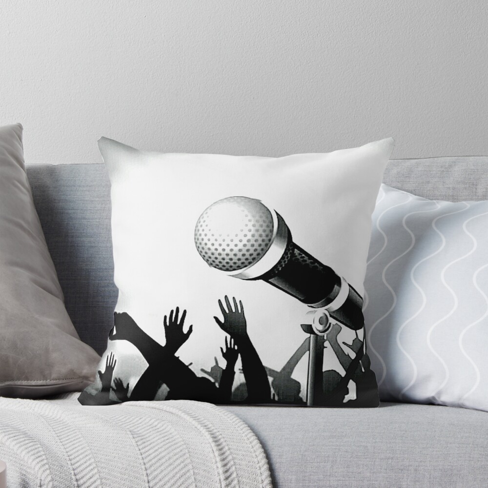 Item preview, Throw Pillow designed and sold by battlerapgear.
