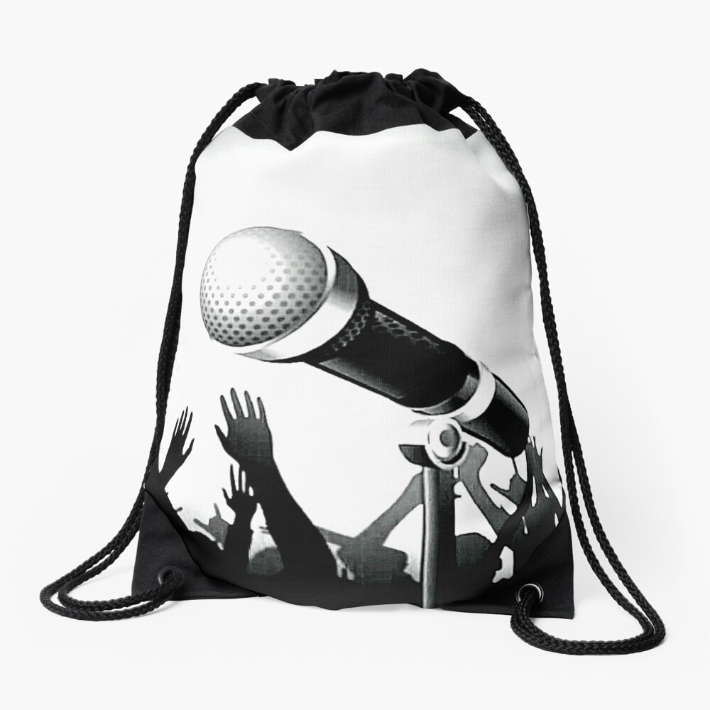 Item preview, Drawstring Bag designed and sold by battlerapgear.