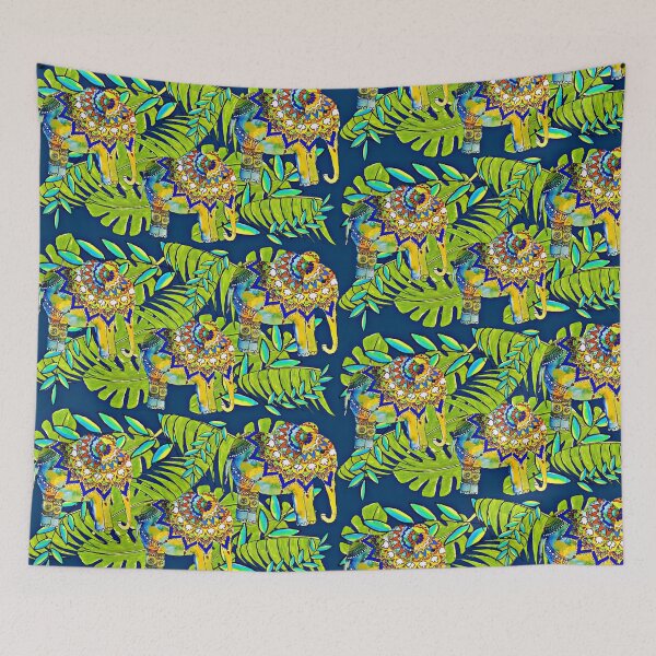 Item preview, elephant in the jungle designed and sold by Design-Arte.