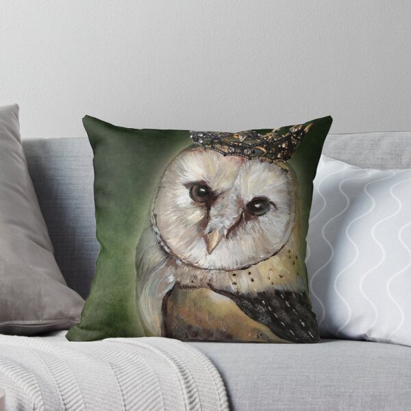 Item preview, The royal barn owl designed and sold by nikkipikki2020.