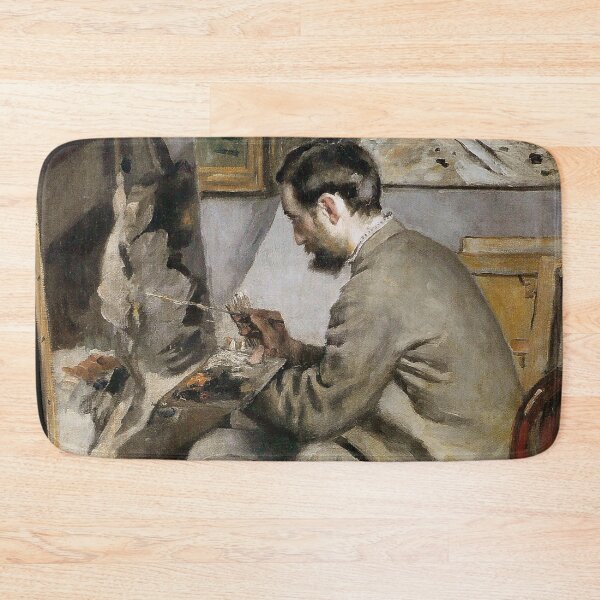Item preview, The painter Bazille at his easel - 1867 - Pierre-Auguste Renoir designed and sold by TemporaryArt.