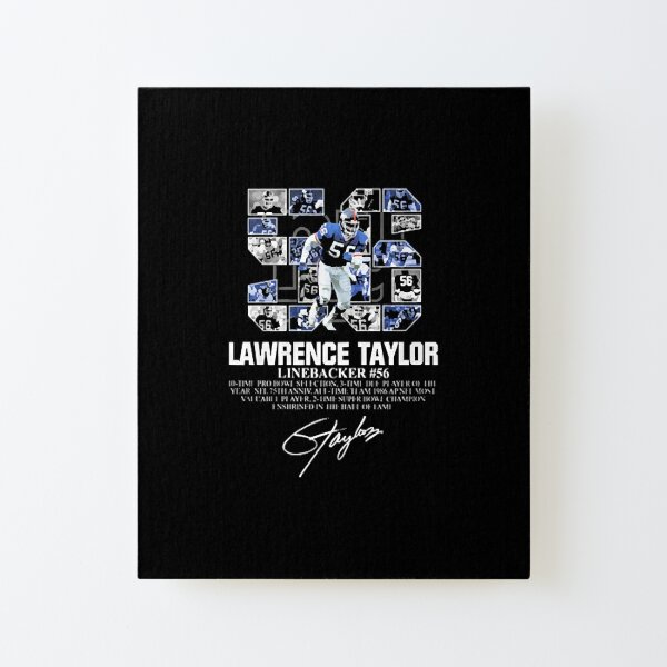 Lawrence Taylor New York Giants Abstract Art 56 Canvas Print