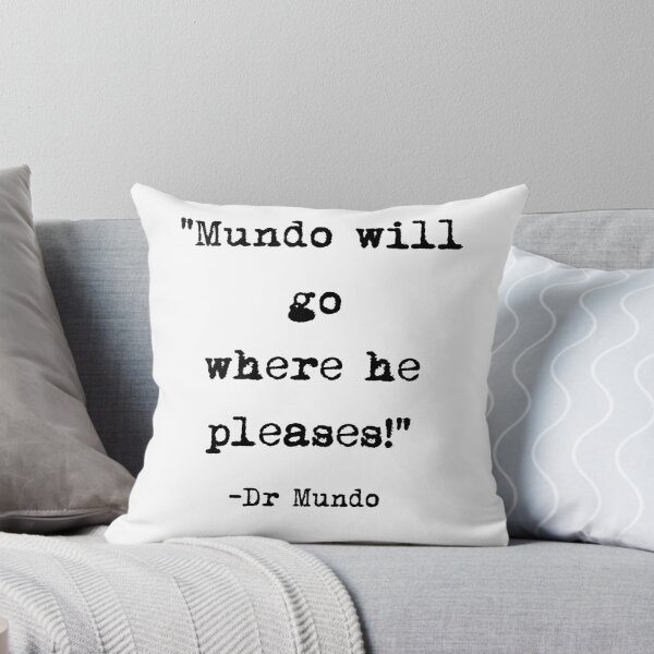 Item preview, Dr. Mundo quote designed and sold by iPixelian.