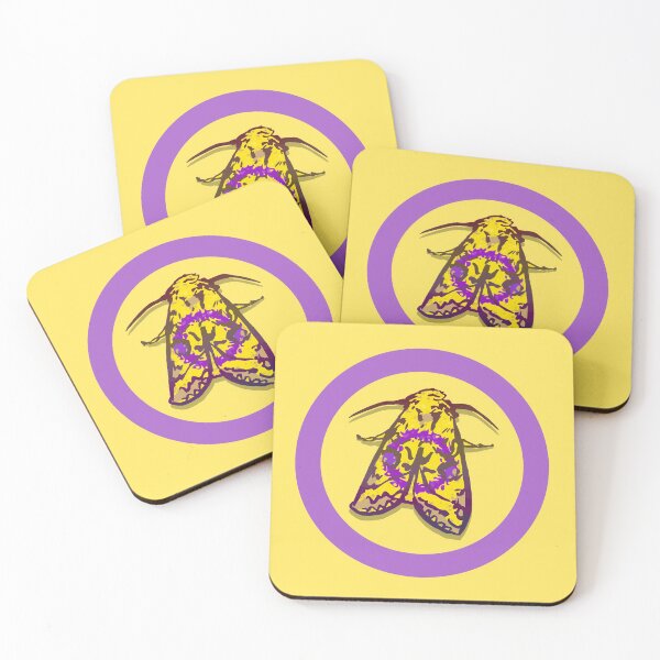 Item preview, Intersex Pride Moth designed and sold by squidego.