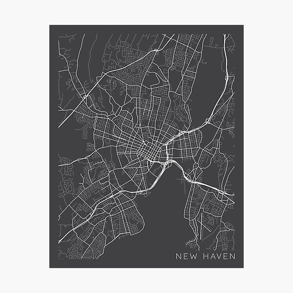 New Haven Street Map New Haven Street Map Gifts & Merchandise | Redbubble