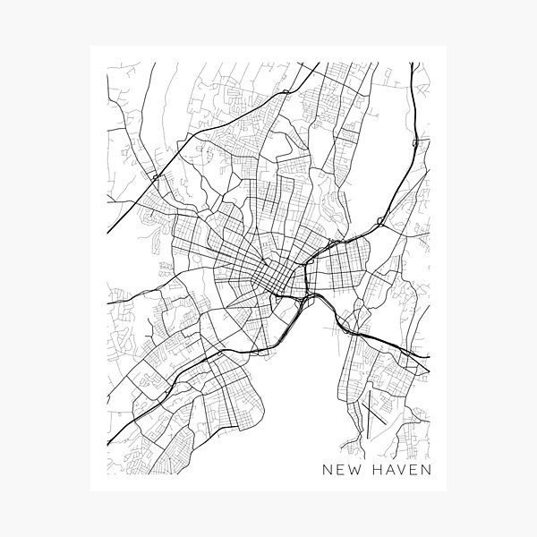 New Haven Street Map New Haven Street Map Gifts & Merchandise | Redbubble