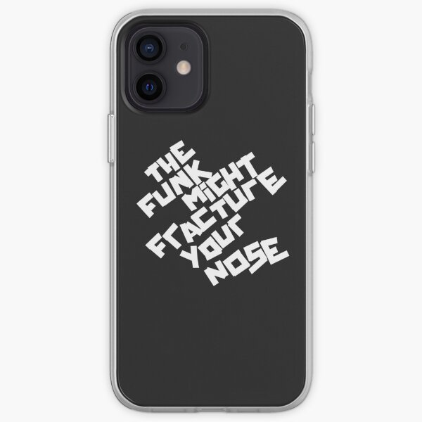 THE FUNK MIGHT FRACTURE YOUR NOSE (Arctic Monkeys) iPhone Soft Case