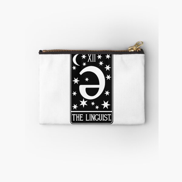 Artikelvorschau, Die Linguist-Tarot-Karte - Linguistik - BW 1 entworfen und verkauft von isstgeschichte.
