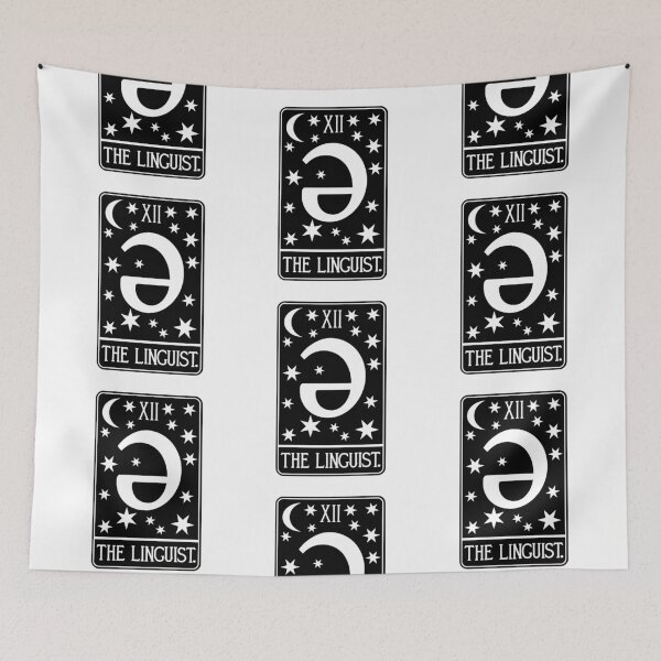 Item preview, The Linguist Tarot Card - Linguistics - BW 1 designed and sold by isstgeschichte.