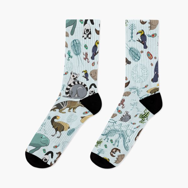 Item preview, Evolution blue style ,ecology, veternary science, tardigrade, Platypus,toucan,dinosaur, fossil,poison frog,manatee,biology,science designed and sold by PawsoMania.