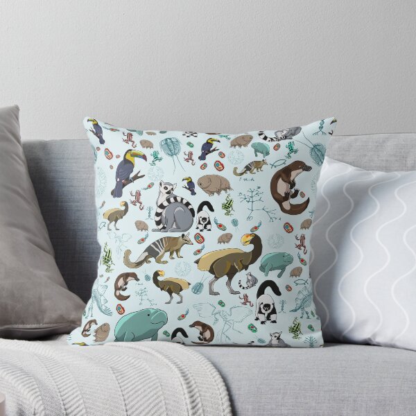 Item preview, Evolution blue style ,ecology, veternary science, tardigrade, Platypus,toucan,dinosaur, fossil,poison frog,manatee,biology,science designed and sold by PawsoMania.