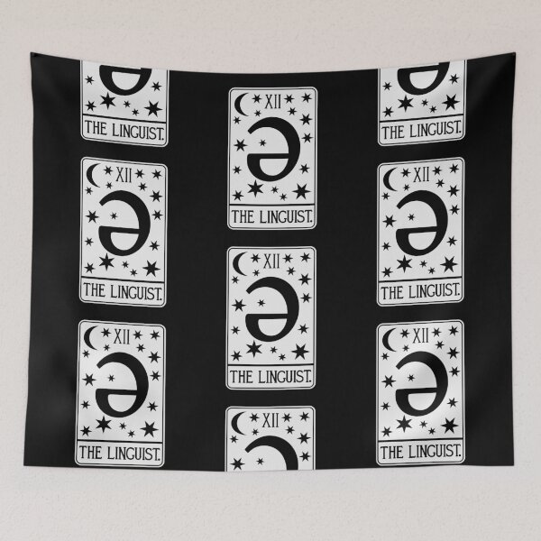 Item preview, The Linguist Tarot Card - Linguistics - BW 2 designed and sold by isstgeschichte.