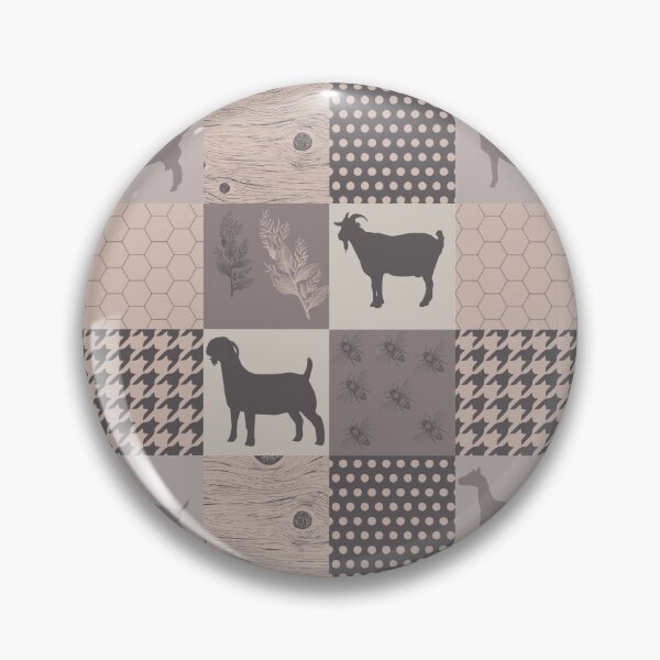 Artikelvorschau, Vintage Molkerei und Burenziegen, Ziegenfarm Vintage Patchwork-Stilwork entworfen und verkauft von PawsoMania.