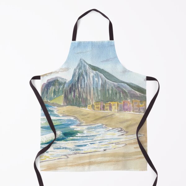 Item preview, Gibraltar Beach with Rock and English Seascape Vibes designed and sold by artshop77.