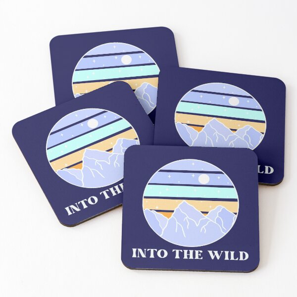 Item preview, Into The Wild vintage mountain moonlight white designed and sold by iconicus-design.
