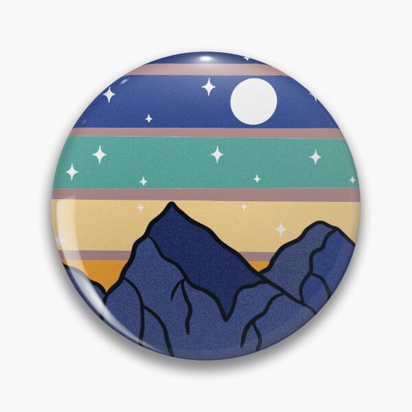 Item preview, Into The Wild vintage mountain moonlight designed and sold by iconicus-design.