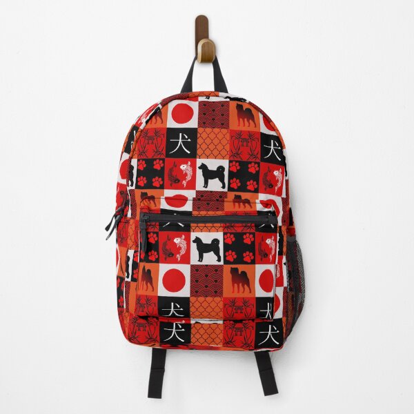 Item preview, Akita and Shiba,hokkaido inu Kai Ken japanes dog patchwork style designed and sold by PawsoMania.