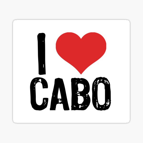 Aperçu de l'œuvre J'aime Cabo créée et vendue par The "I Love Everything" Shop.