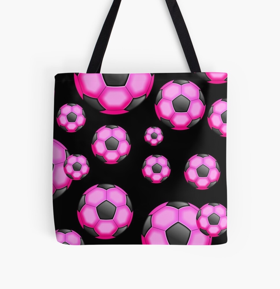 Pink soccer balls
