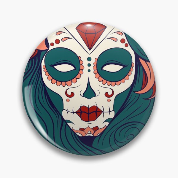 Item preview, Sugar girl skull Classic T-Shirt designed and sold by greenlive.