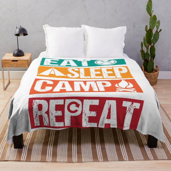 Item preview, Eat Sleep Camp Repeat designed and sold by infleims.