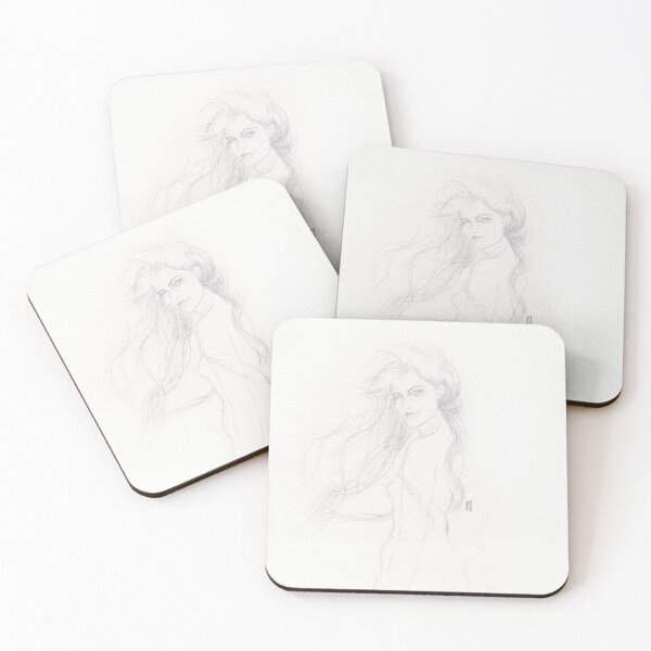 Item preview, Over the Shoulder - Fairytale Illustration designed and sold by Helena Satterthwaite.