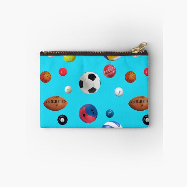 Item preview, Sports balls on sky blue designed and sold by TerenceLacey.