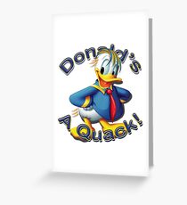 Trump Donald's A Quack Greeting Card