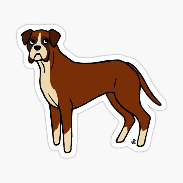 Boxer Sticker
