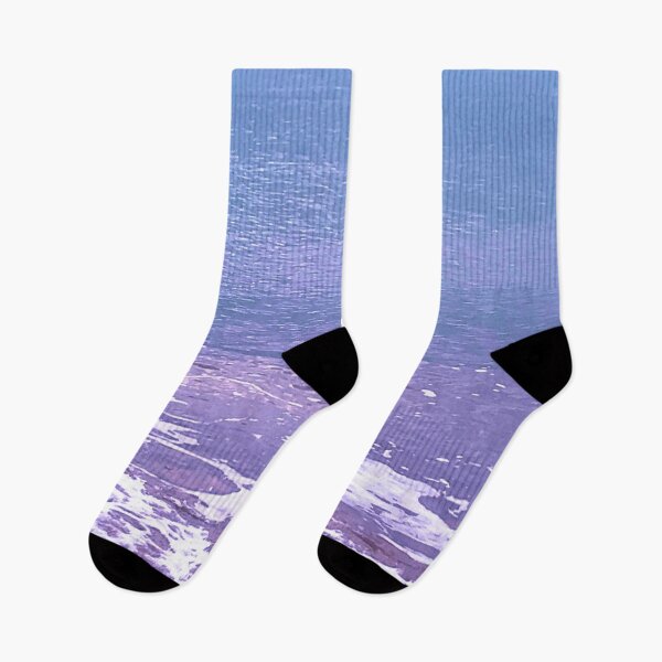 Item preview, The pink and blue ocean waves designed and sold by ReniCreative.